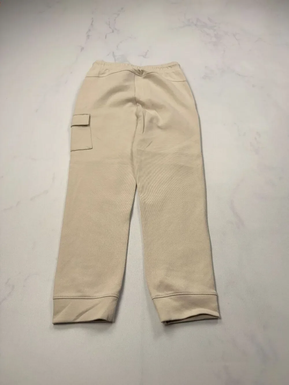 Old Navy Jogger Pants Beige 2010s Minimalist Athleisure - Boys L